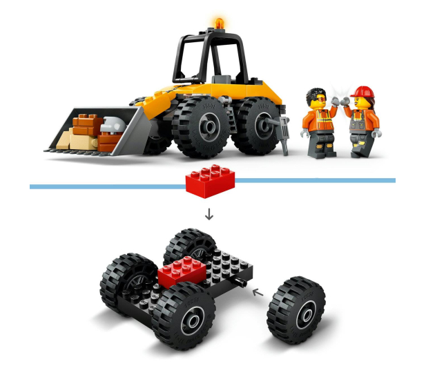 LEGO City 60450 Żółta ładowarka kołowa - 1284113 - zdjęcie 8